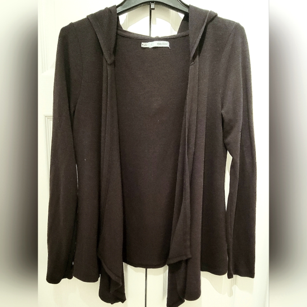 Lightweight hooded cardigan
